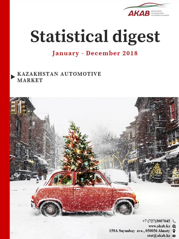 Sales statistics in the automotive market, 2018, January – December - АКАБ