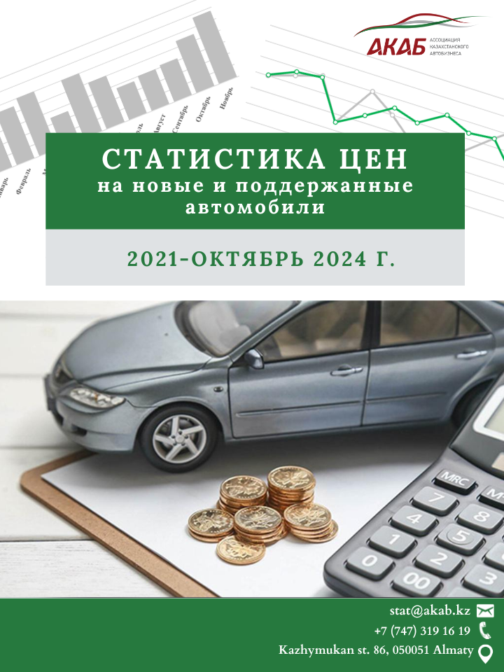 Статистика цен на новые и подержанные легковые автомобили 2021-октябрь 2024 г. - АКАБ